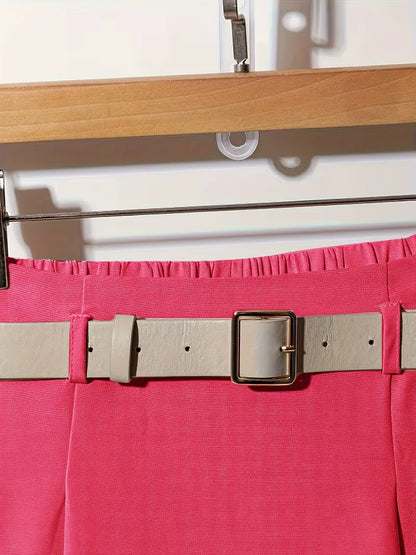 Pleated Skirt with High Waist