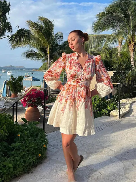 Maxi and mini bohemian dress - Angela