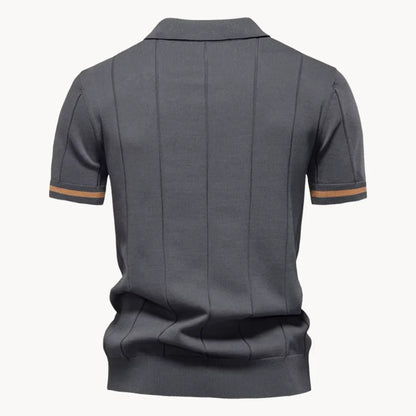 Hugo | Polo with Short Zip and Classic Collar