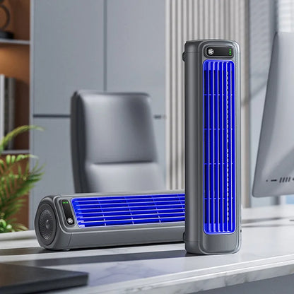 Portable air conditioning unit with compact design