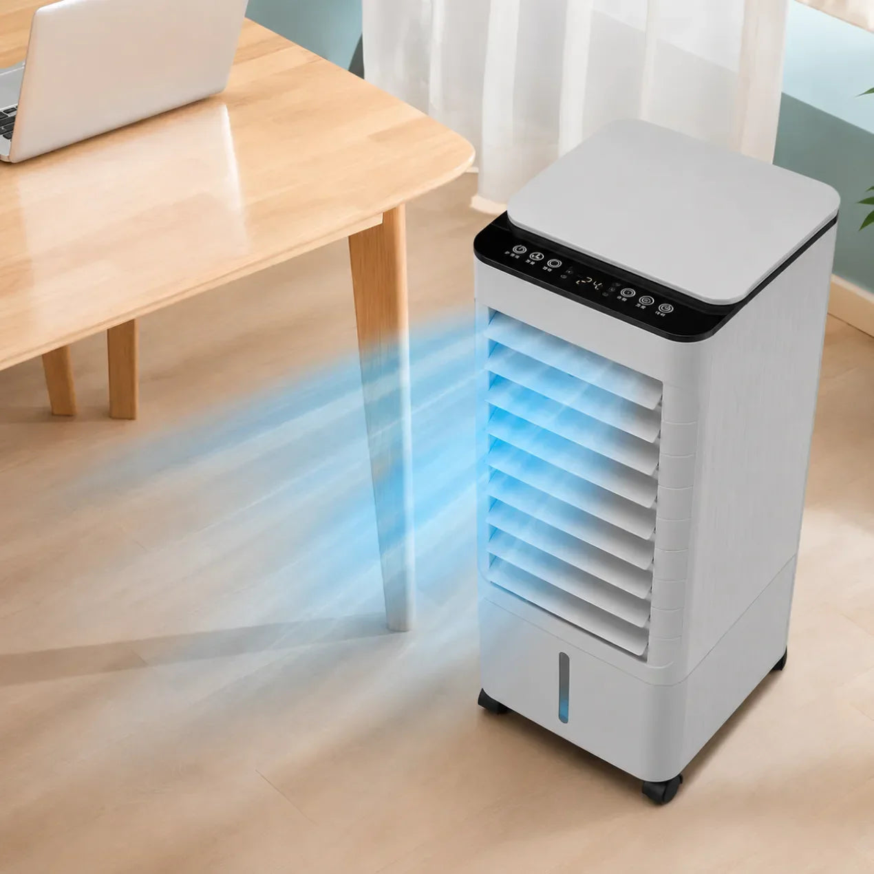 Climatiseur portable avec roulettes