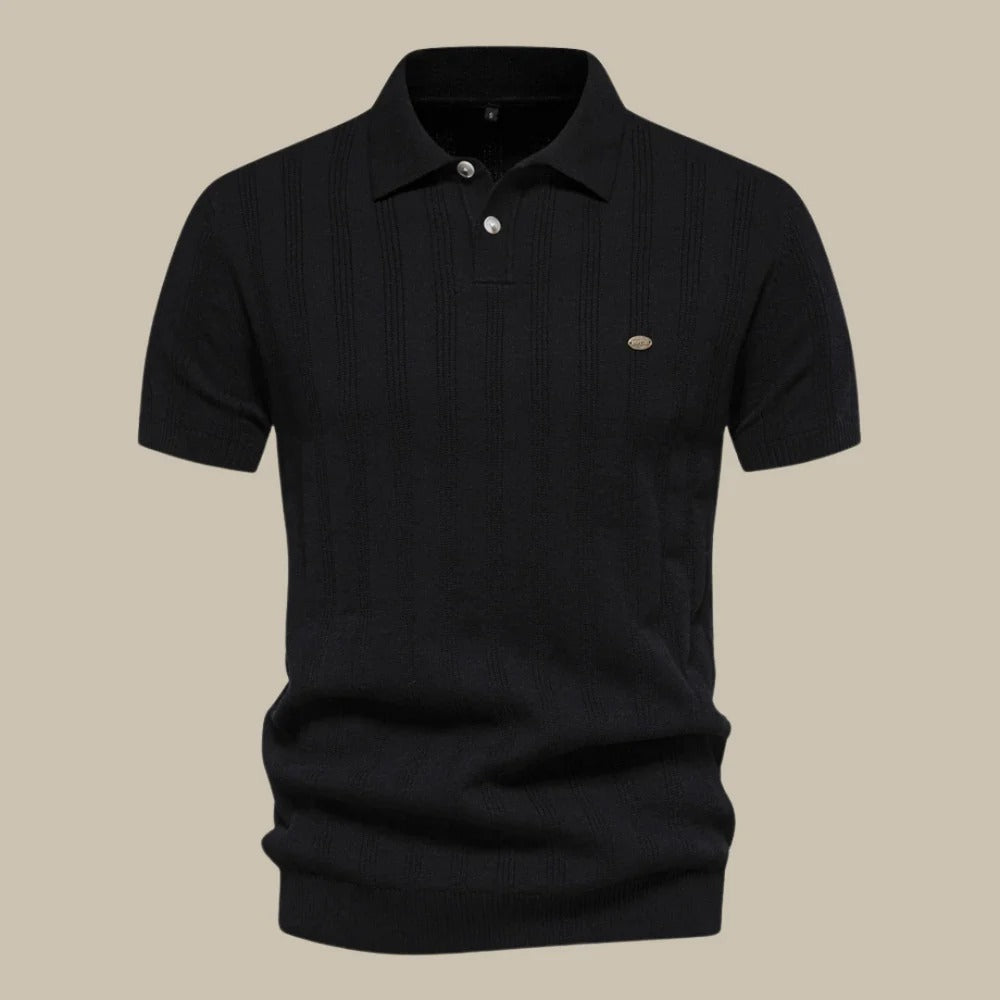 Polo de manga curta elegante para homem – Herold