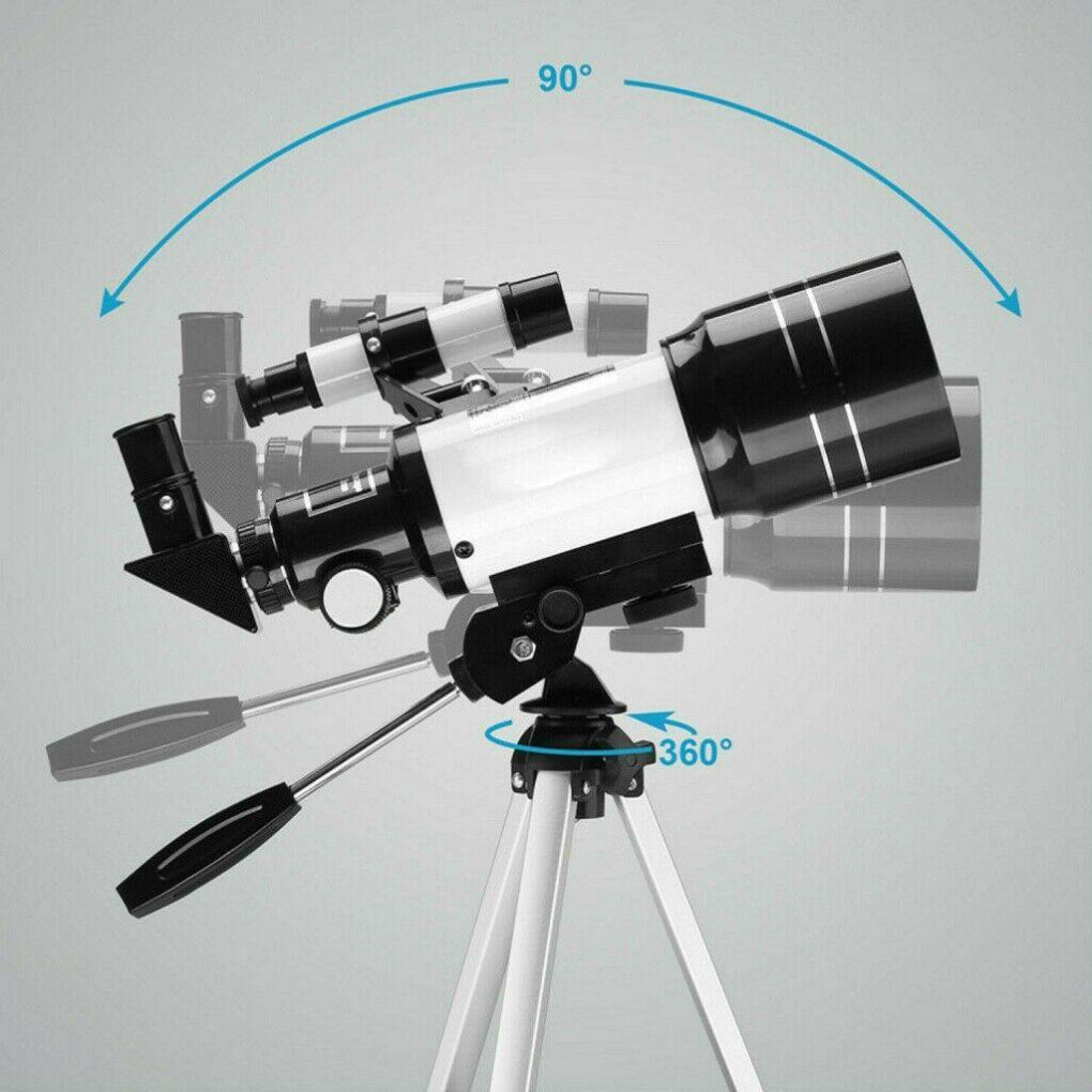 Professional 300/70mm Telescope with Tripod and Smartphone Holder