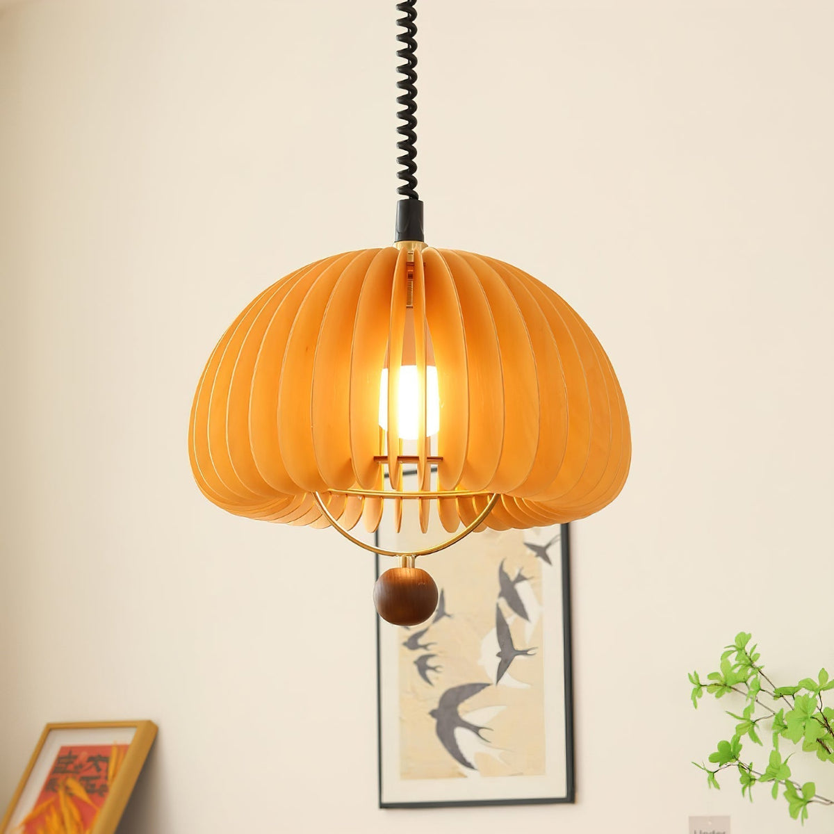 Adjustable Modern Pendant Light Pumpkin