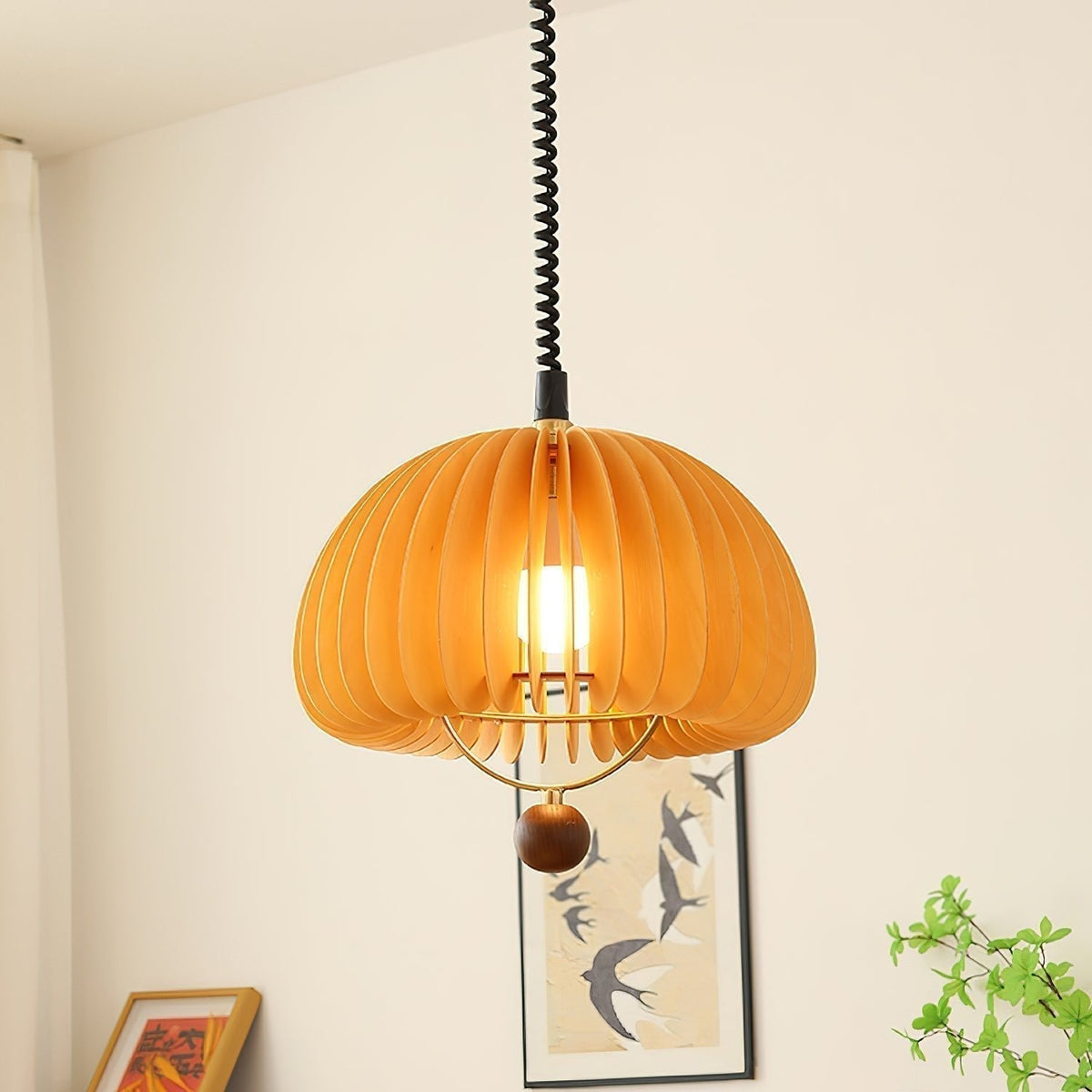 Adjustable Modern Pendant Light Pumpkin