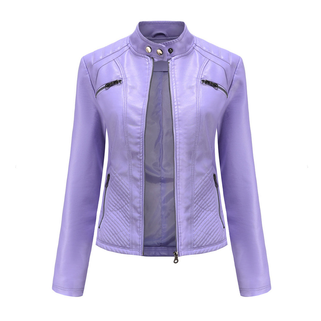 Leather Jacket for Women - Morgan