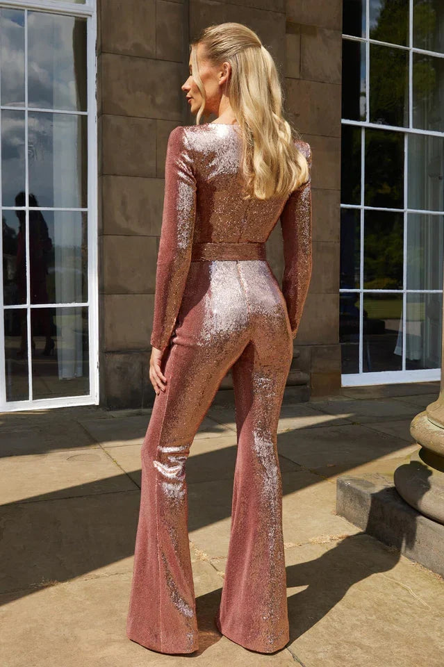 Sequin Jumpsuit with Glamorous Appeal