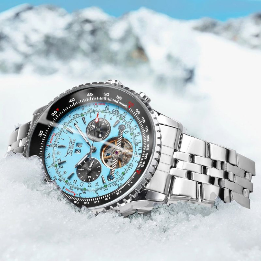 Mechanical Luxury Men's Watch with Automatic Winding