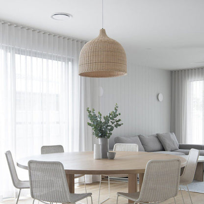 Nordische Rattan-Pendelleuchte – handgefertigt und umweltfreundlich