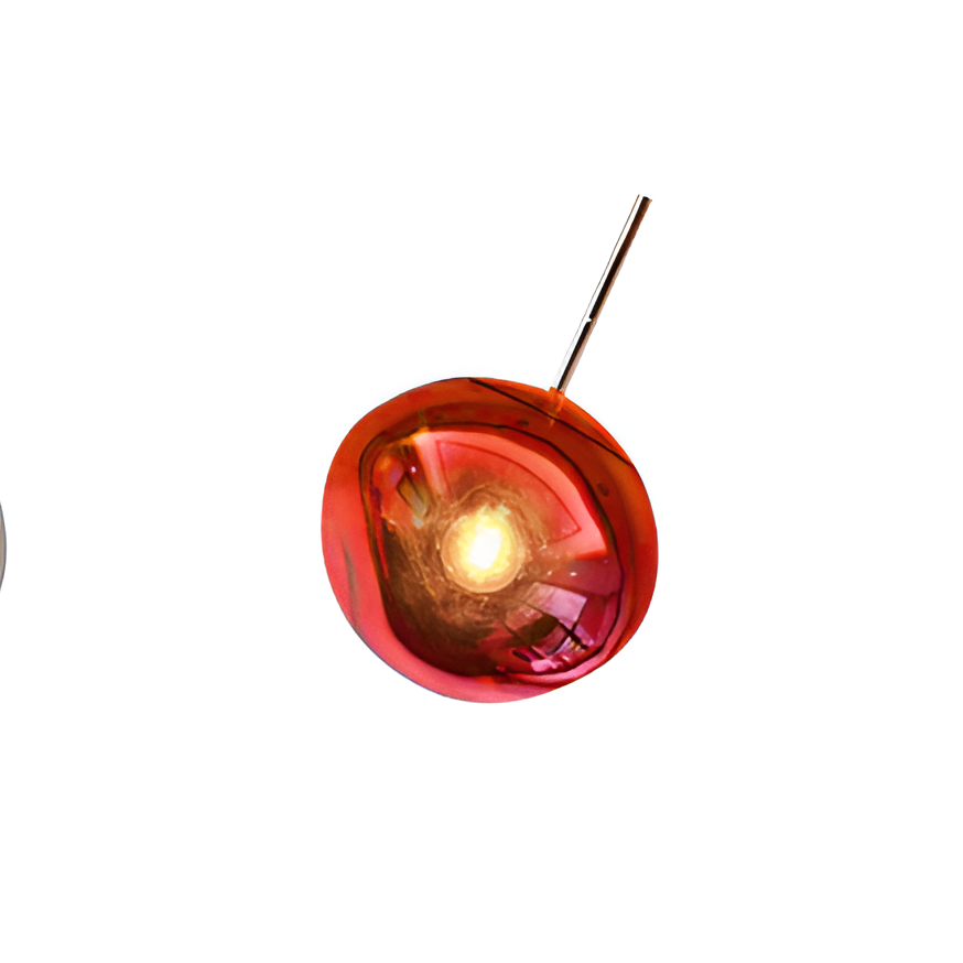 Elegante lampada a sospensione Luna in resina - design moderno