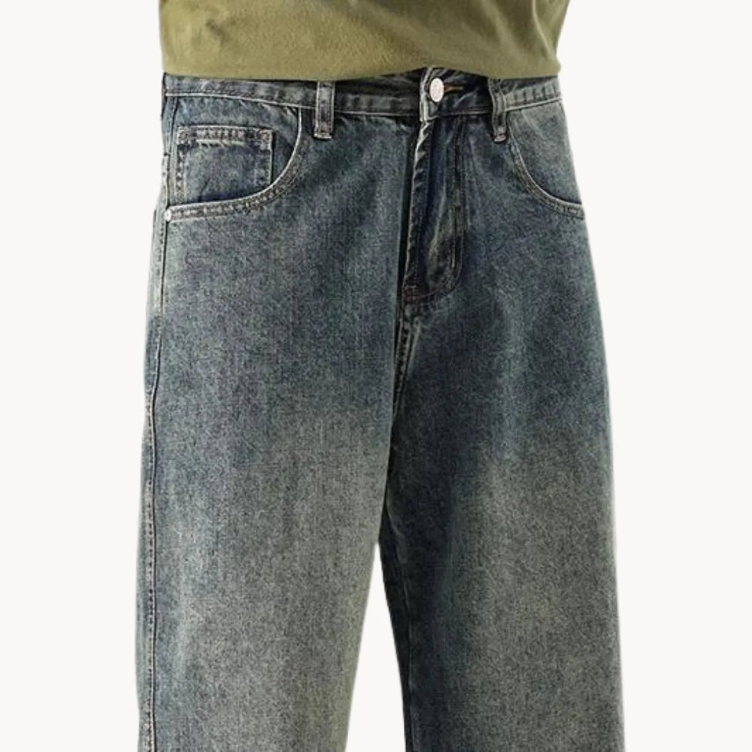 Relaxed retro jeans with a straight fit