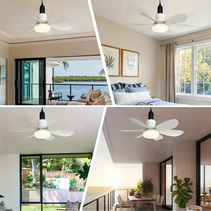 Ceiling light fixture with remote control