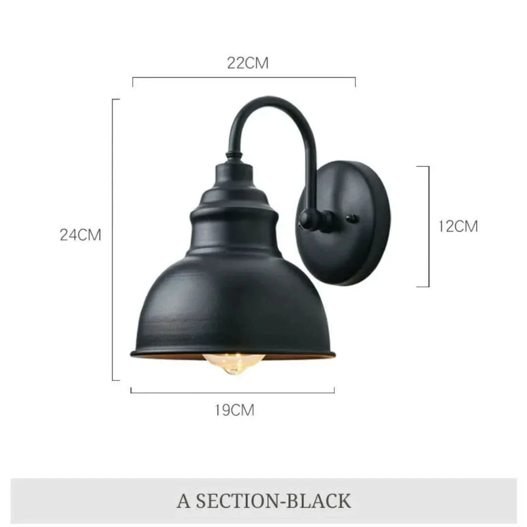 NostalgicGlow - Waterproof Vintage Wall Lamp