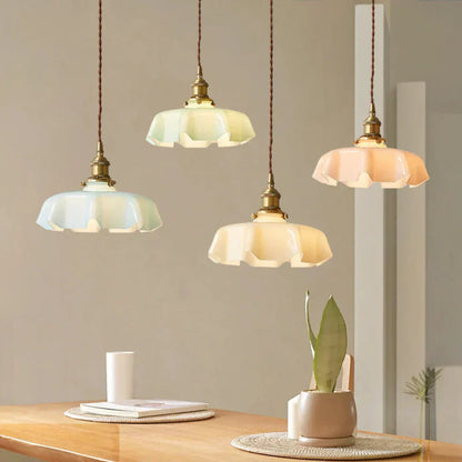 Elegante lampada a sospensione in ottone – BrillianceGlow per uno stile senza tempo