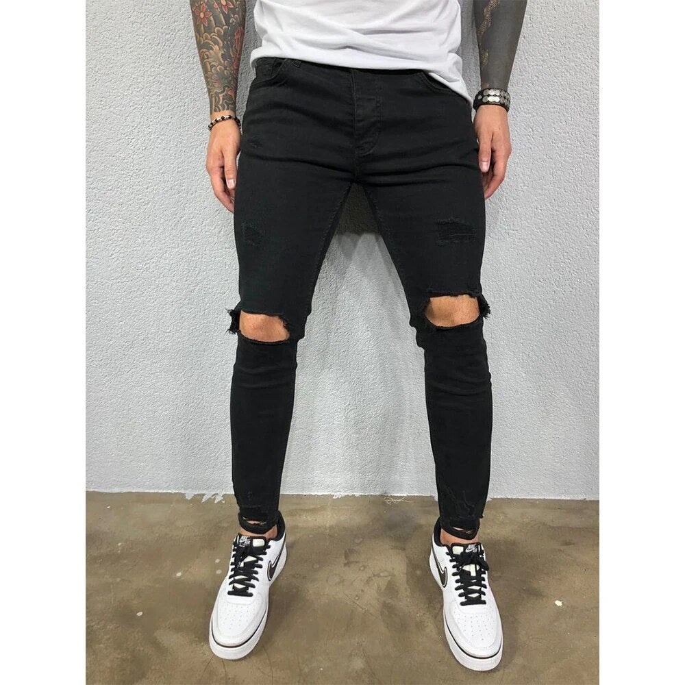 Rik | Ripped Skinny Jeans for Men