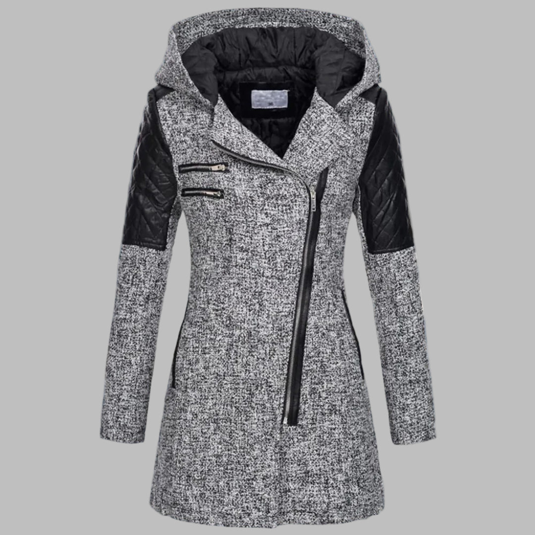 Long Winter Coat with Hood for Women