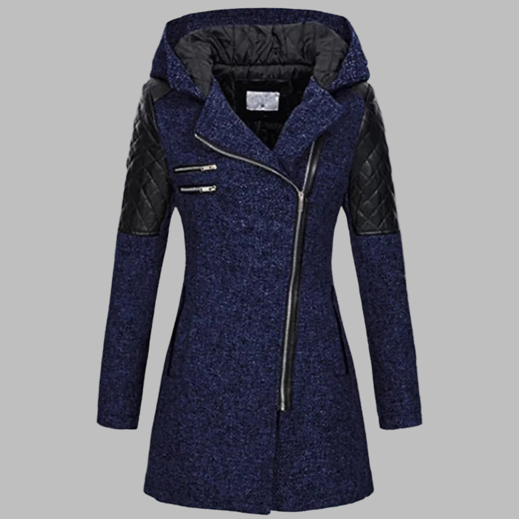 Long Winter Coat with Hood for Women