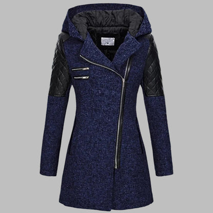 Long Winter Coat with Hood for Women