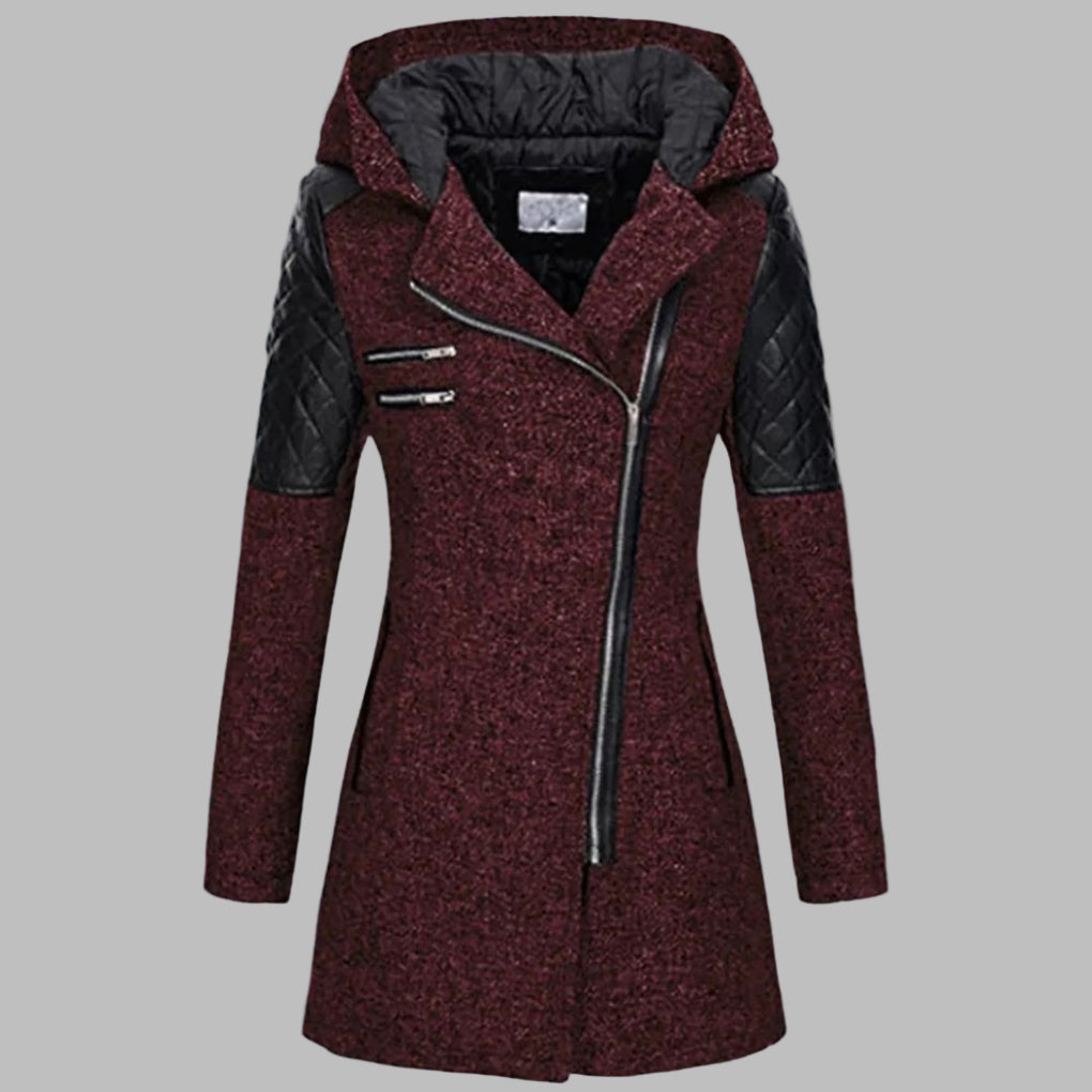 Long Winter Coat with Hood for Women