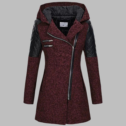 Long Winter Coat with Hood for Women