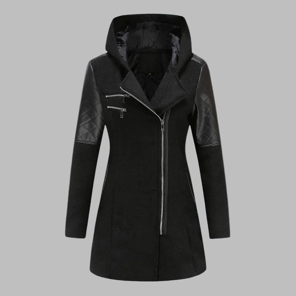 Long Winter Coat with Hood for Women