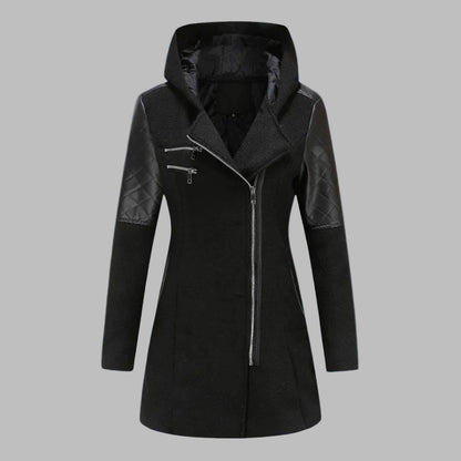 Long Winter Coat with Hood for Women