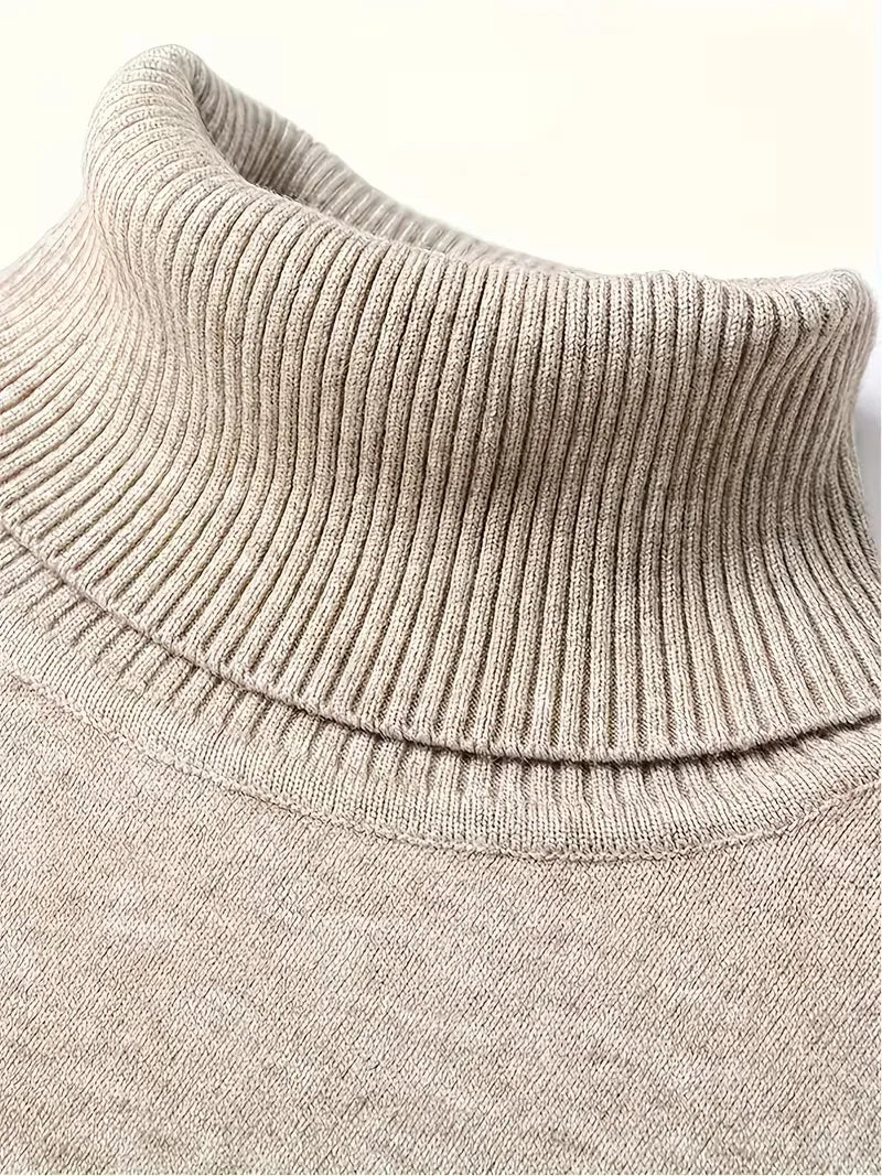 Roll neck jumper with long sleeves