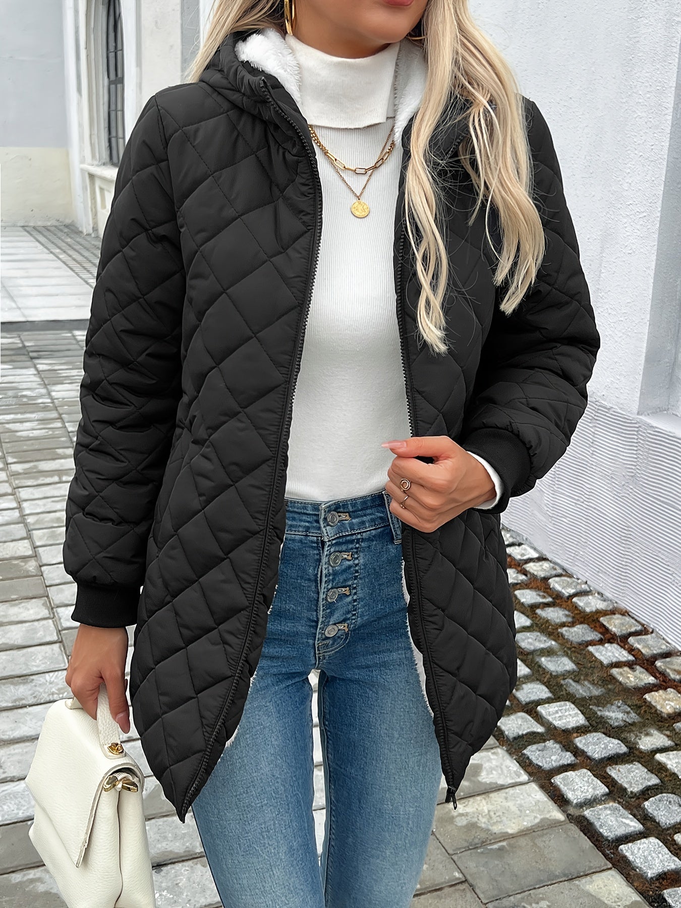 Romy | Quilted Puffer Jacket with Zip