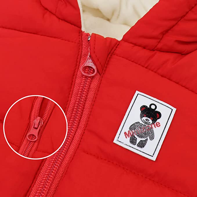 Tutina invernale calda e confortevole per bebè, con orecchie