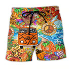 Herenzwemshort met graffitidesign