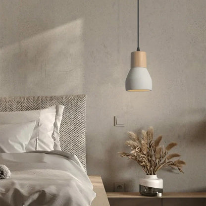 Minimalist Italian Pendant Light in Concrete