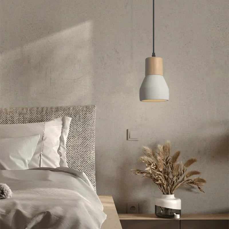 Minimalist Italian Pendant Light in Concrete