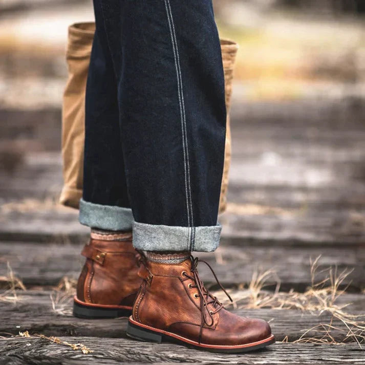 Leather Men's Shoes - Oliver