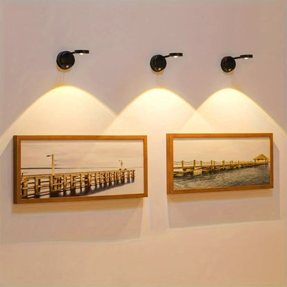 Wireless Wall Lamp with Motion Sensor – Rechargeable and Dimmable