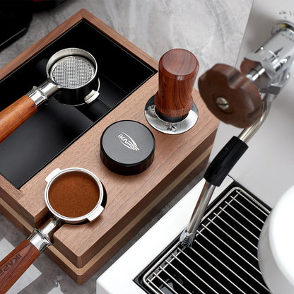 Spring Loaded IKAPE Espresso Tamper - Perfect Pressure - Professional Coffee Experience