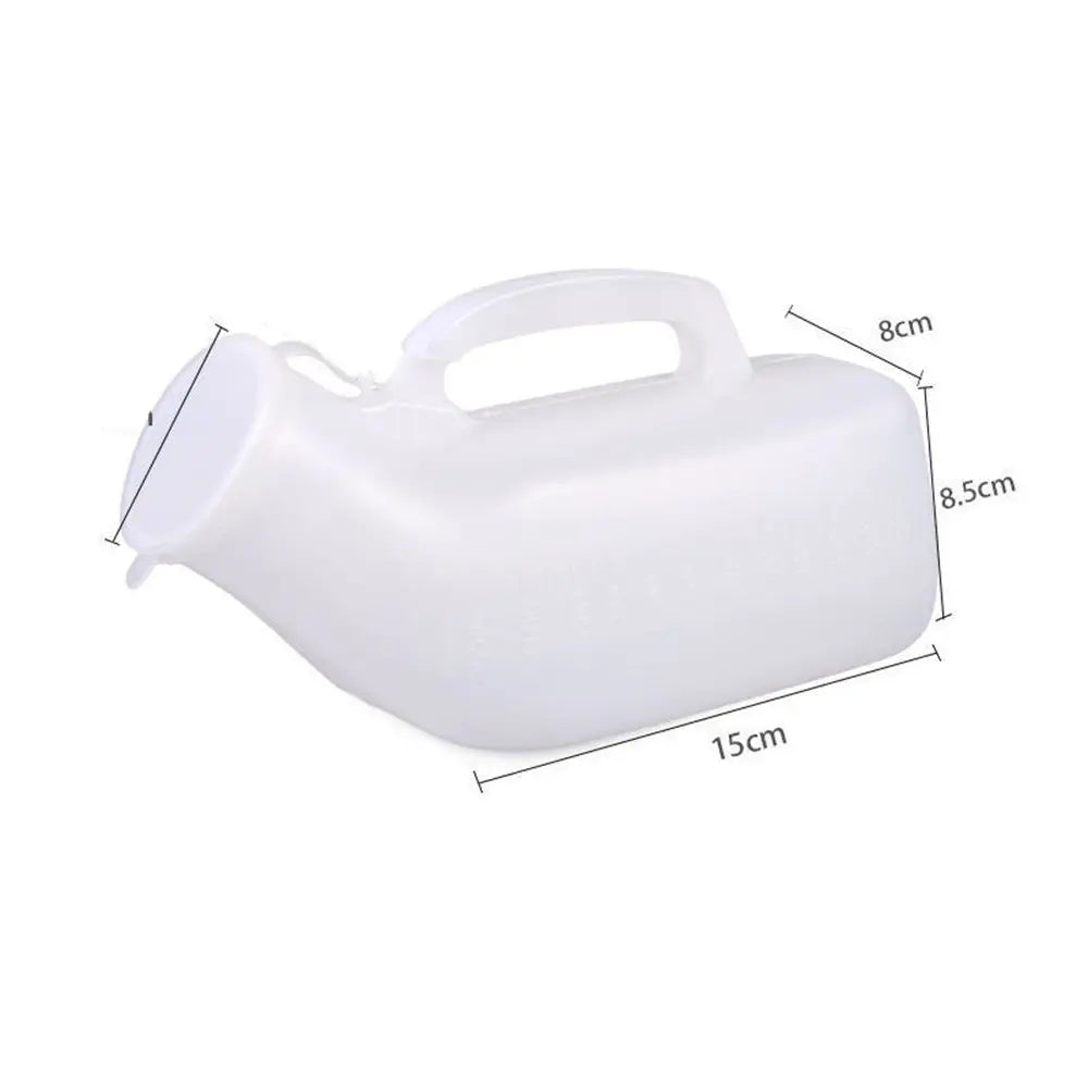 Orinal portátil de 1200ml – Práctico y cómodo para viajar, acampar y realizar actividades al aire libre