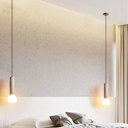 Elegantni luster od kremastog travertina