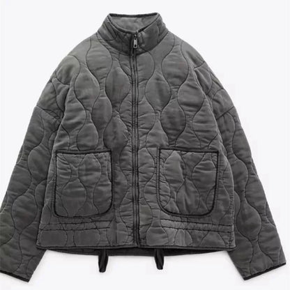 Zinnia – Padded Everyday Jacket | Pocket Detail