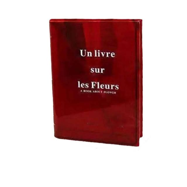 Transparent Acrylic Book Vase