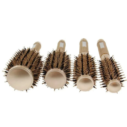 Professionele ronde borstelset voor föhnen – keramisch en anti-frizz