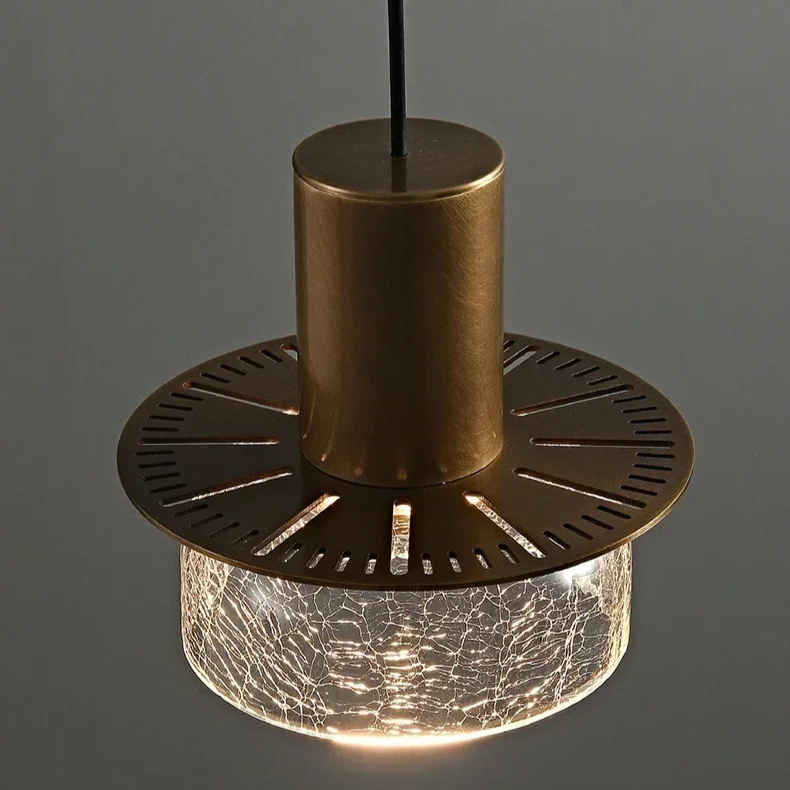 Retro LED Pendant Light Broken Glass - Luxurious & Stylish