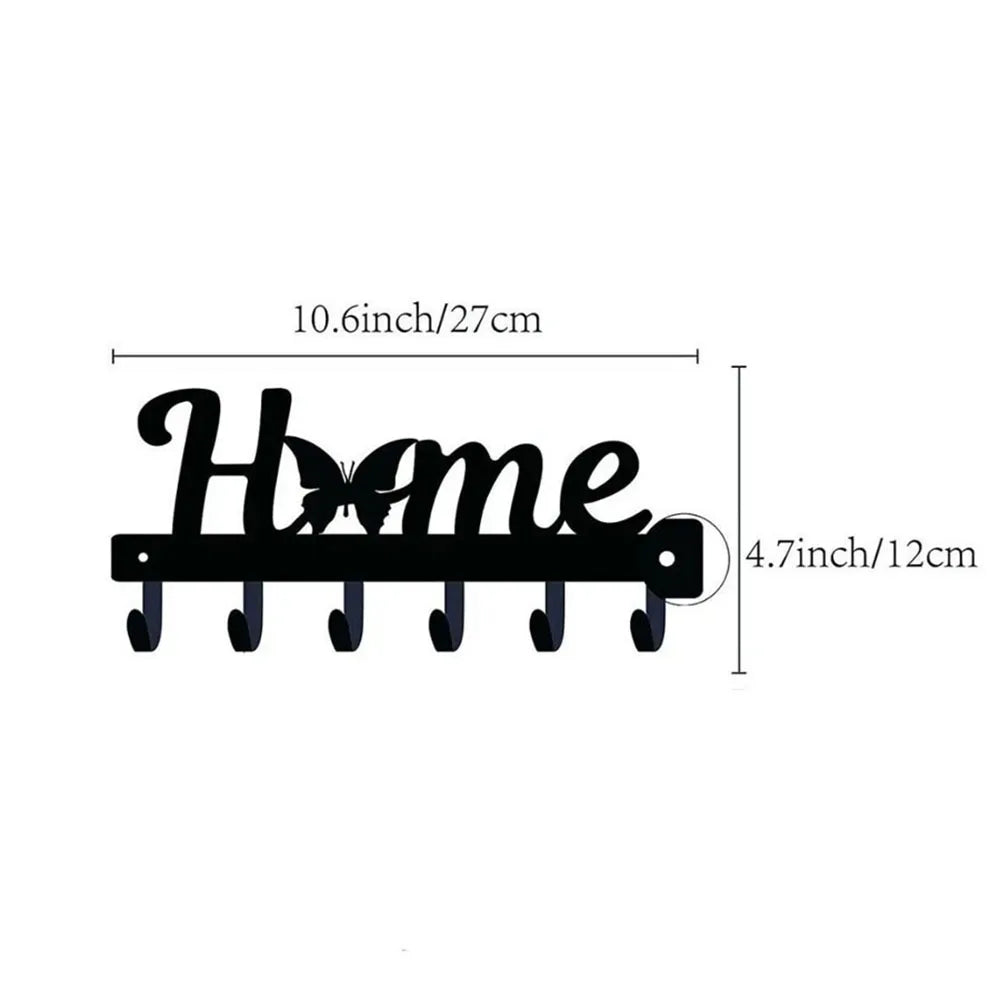 Elegant Wall-Mounted Key Holder - Stylish Solution for Keys and Accessories