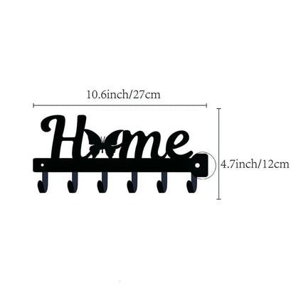 Elegant Wall-Mounted Key Holder - Stylish Solution for Keys and Accessories