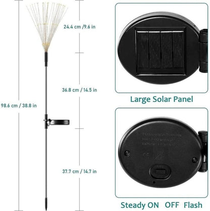 Solar LED Firework Garden Lights