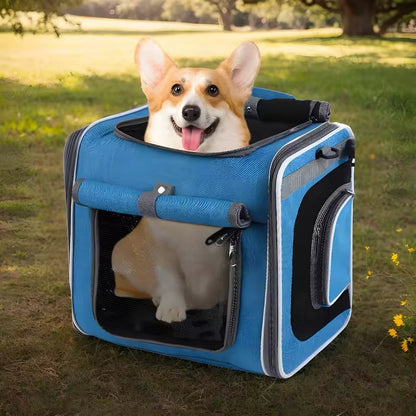 Cesta extensible para bicicleta para mascotas - Cómoda y segura para perros pequeños y gatos