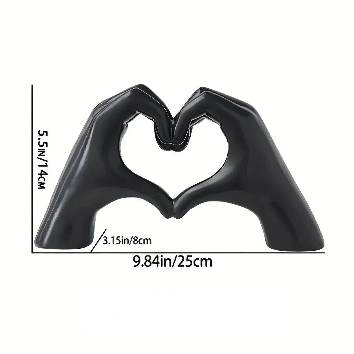 Decorazione con mani scultoree - Affettuosa ed elegante