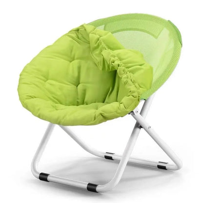 Silla lunar grande y plegable – Cómoda para interiores y exteriores