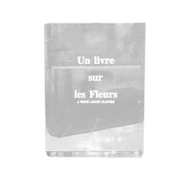 Transparent Acrylic Book Vase