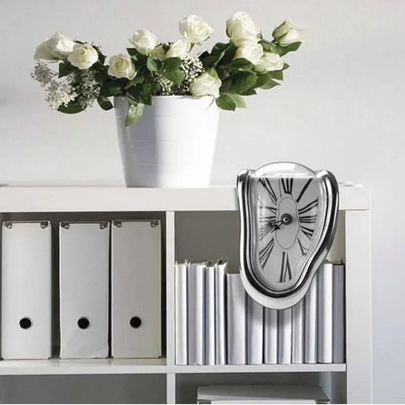 Melting Clock - Surrealist Style - Unique Decorative Artwork