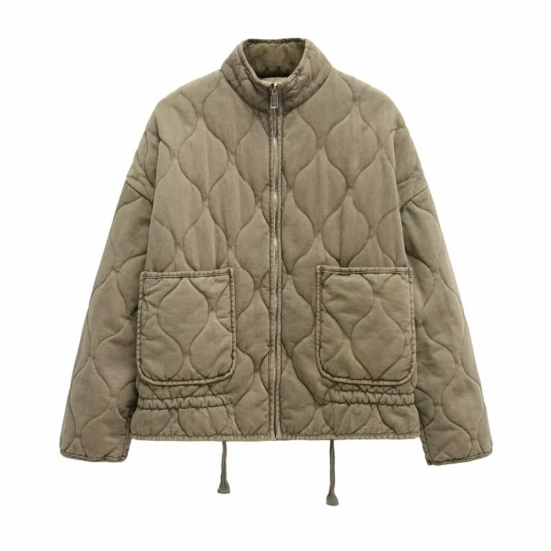 Zinnia – Padded Everyday Jacket | Pocket Detail